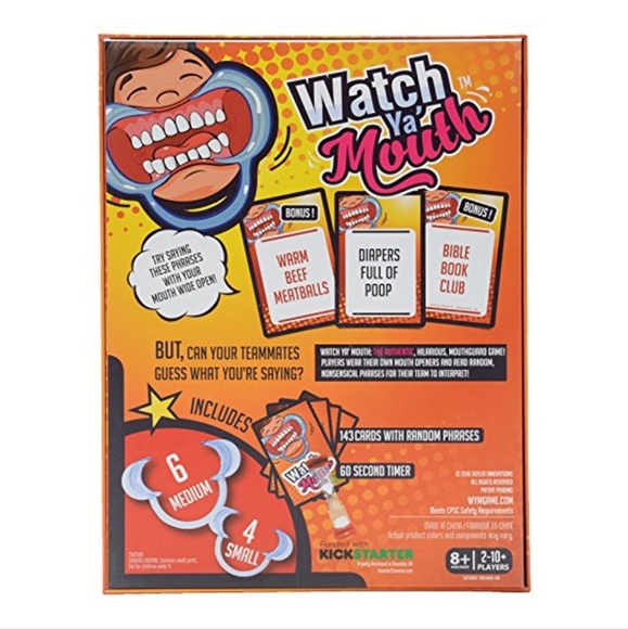 New! Watch Ya' Mouth Authentic Guess What I'm Saying Party Game! -Family Edition - Picture 3 of 9